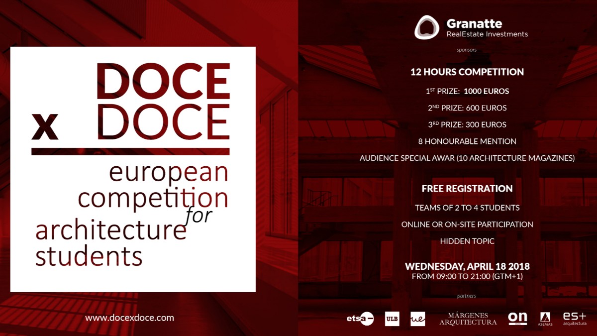 12H Competition DOCExDOCE for Architecture Students