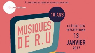 Concours CROUS Musiques de R.U. 2016-2017