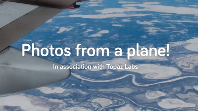 Photos from a plane!