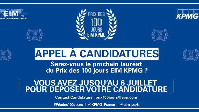 Prix des 100 jours EIM-KPMG 2018